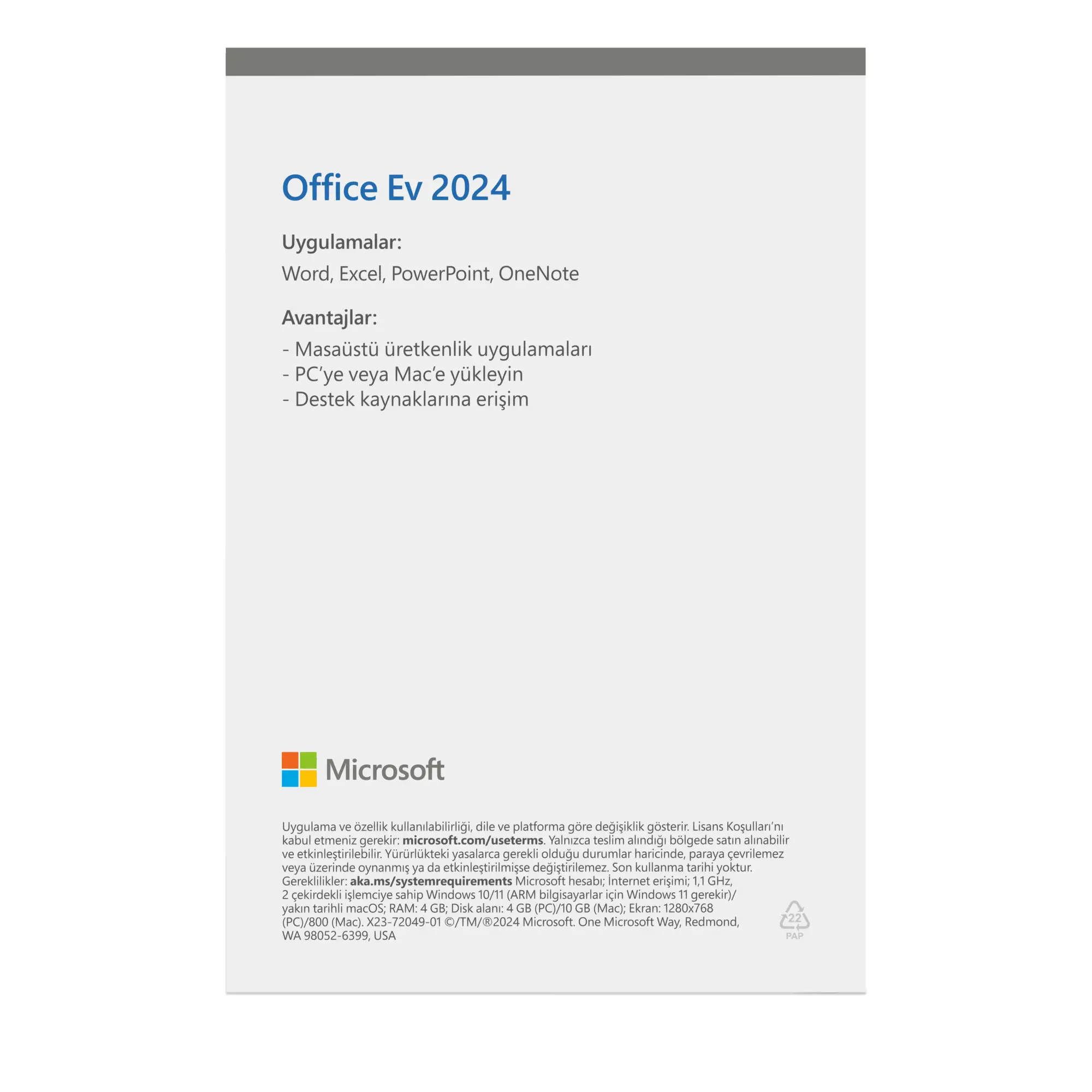 Microsoft Office Ev 2024