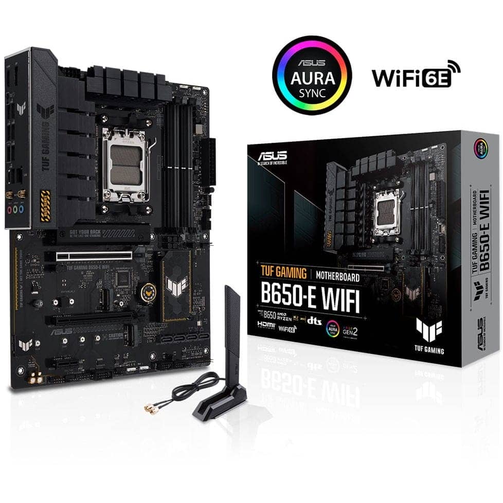 Asus TUF GAMING B650-E WIFI 8000mhz(OC) RGB M.2 AM5 DDR5 ATX Anakart
