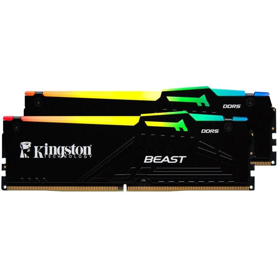 Kingston Beast 32GB(2x16) RGB EXPO 6000mhz CL36 DDR5 Ram (KF560C36BBE2AK2-32TR)