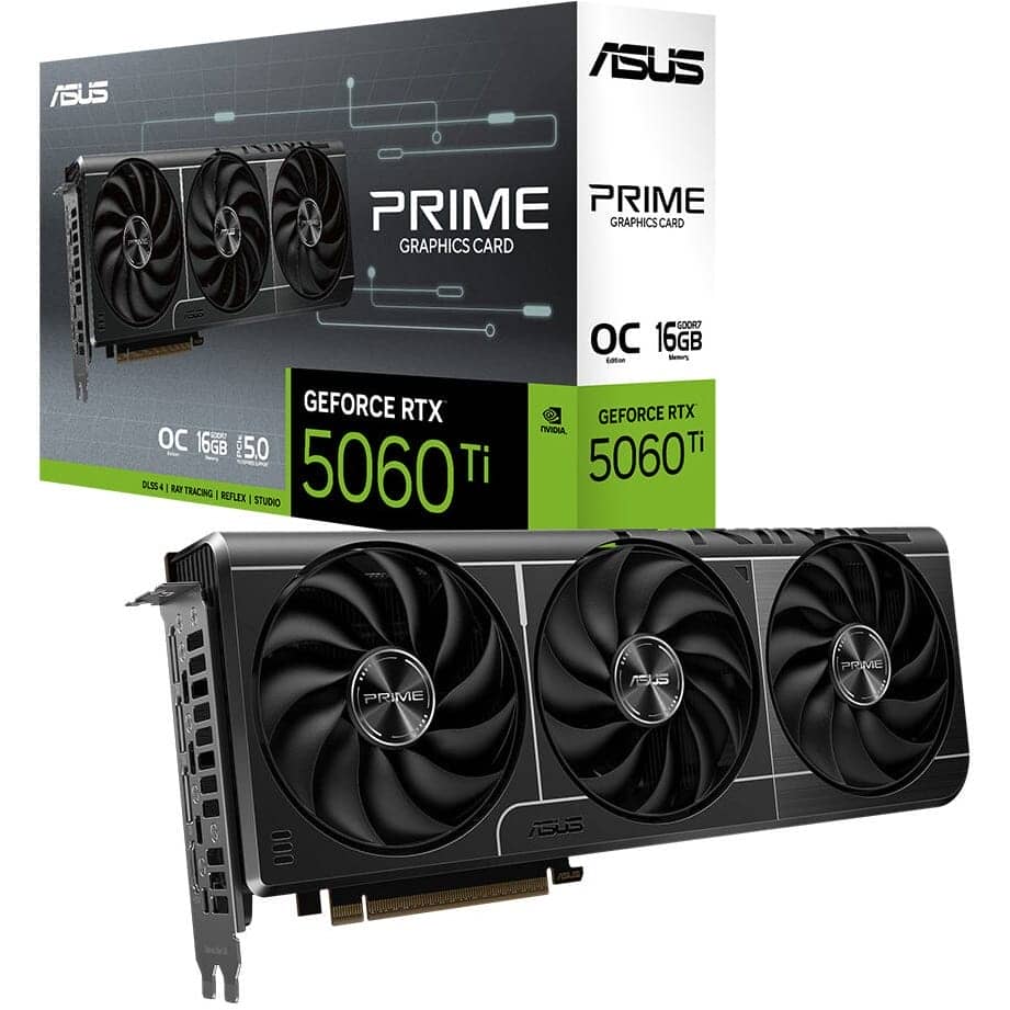 ASUS GeForce RTX 5060 Ti PRIME OC O16G 16GB GDDR7 128 Bit DLSS 4 Ekran Kartı