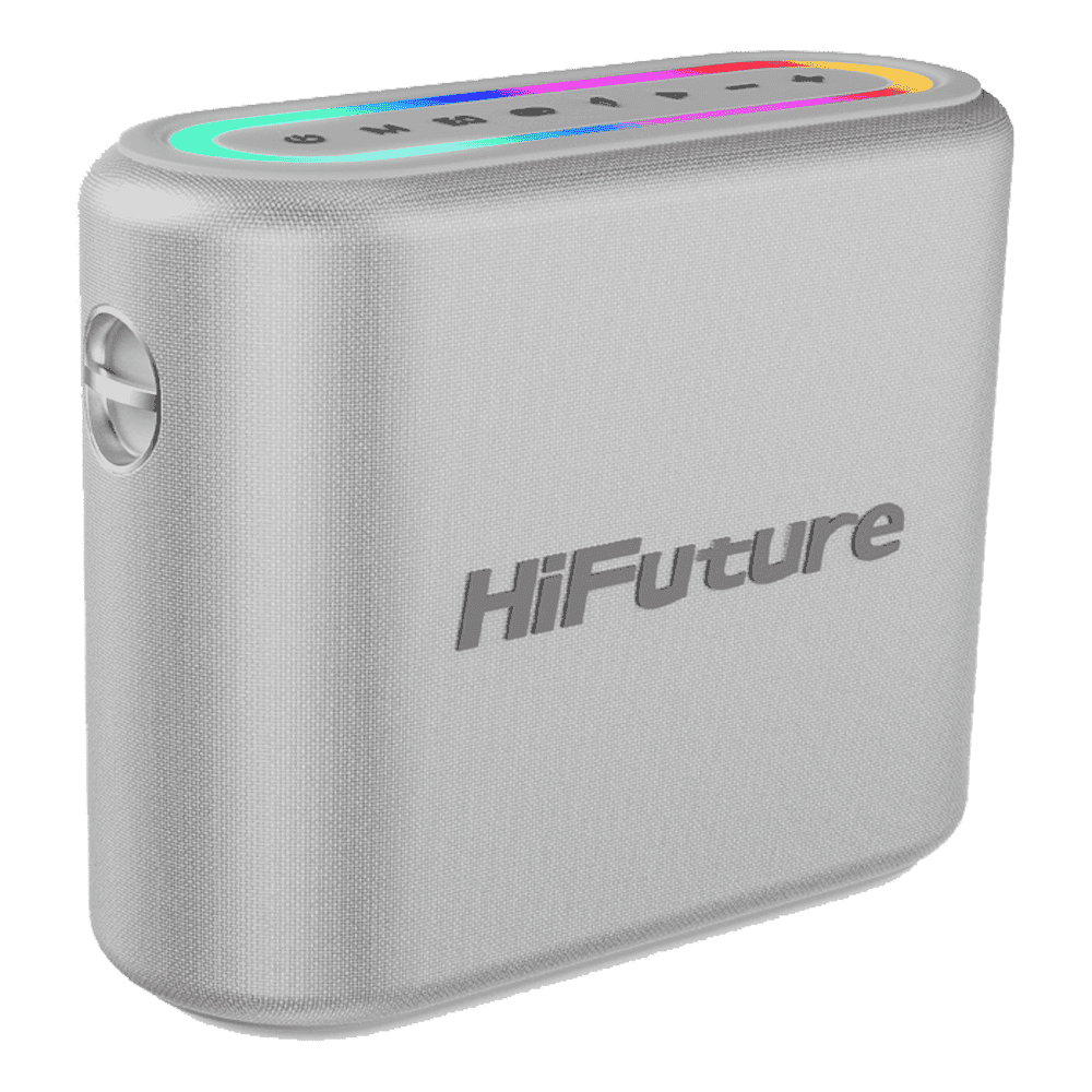 HiFuture Vocalist 300 150W Karaoke Sistemi Gümüş Mikrofonlu Taşınabilir Hoparlör