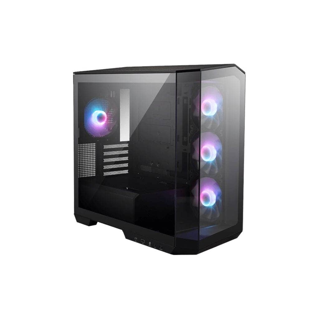 MSI MAG PANO M100R PZ Black RGB Tempered Glass USB 3.2 mATX Mid Tower Kasa