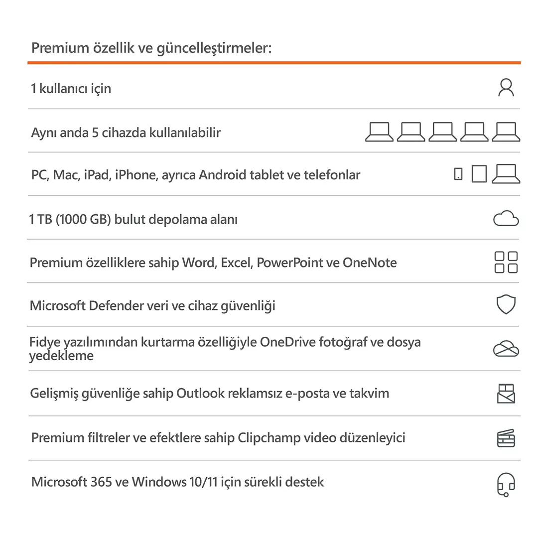 Microsoft 365 Bireysel - Kutu Lisansı QQ2-01770