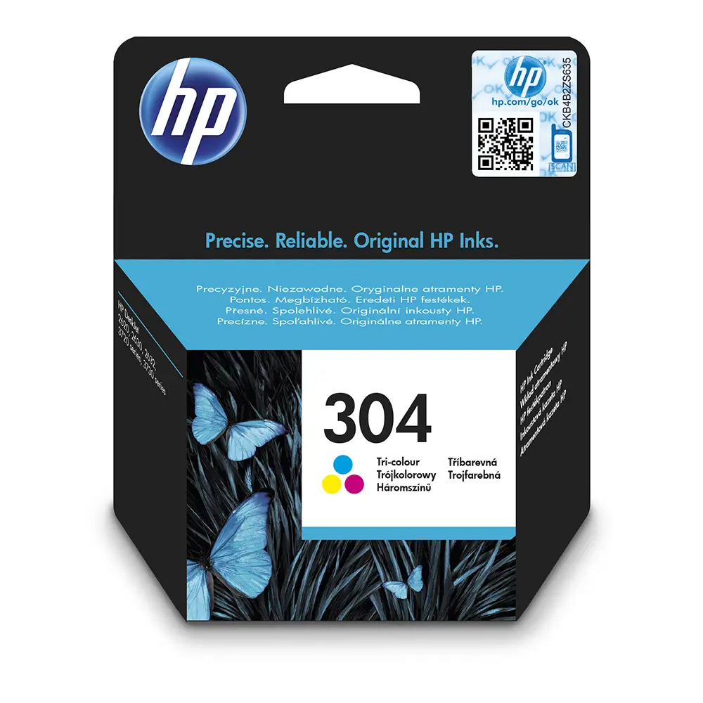 HP 304 Orijinal Mürekkep Kartuşu Üç Renkli N9K05AE