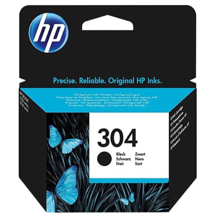 HP 304 Orijinal Mürekkep Kartuşu Siyah N9K06AE