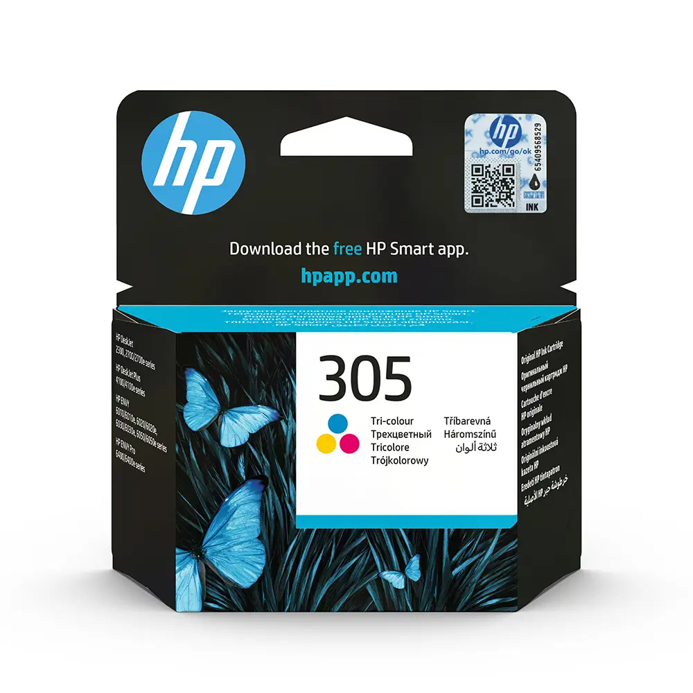 HP 305 Orijinal Mürekkep Kartuşu Üç Renkli 3YM60AE