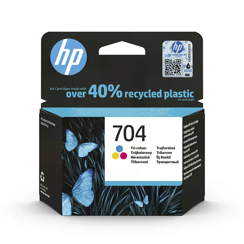 HP 704 Orijinal Mürekkep Kartuşu Üç Renkli CN693AE