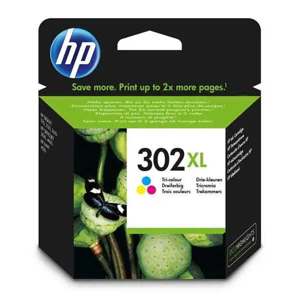 HP 302XL Orijinal Mürekkep Kartuşu Üç Renkli F6U67AE