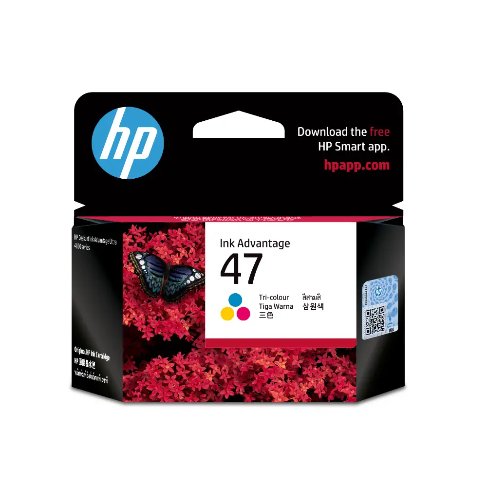 HP 47 Orijinal Mürekkep Kartuşu Üç Renkli 6ZD61AE